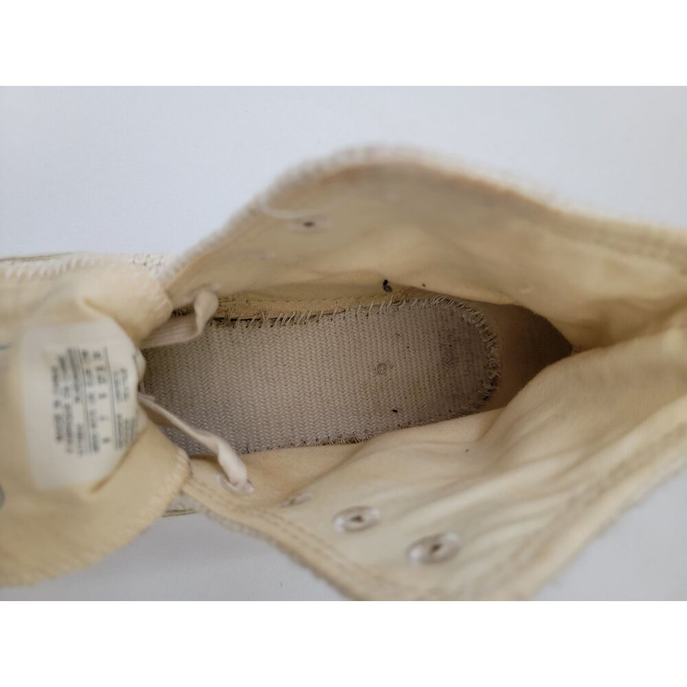 RARE Sneakersnstuff x Converse Chuck Taylor LOVIKKA Cream Knit Wool Hi Top Sz 7W - Picture 11 of 12